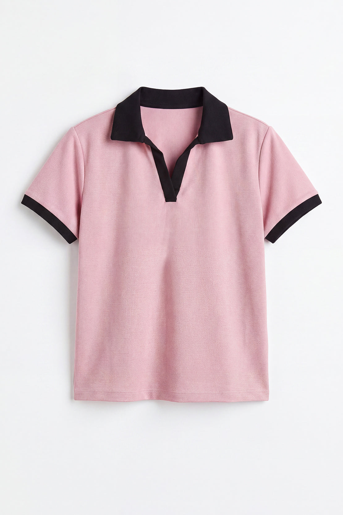 KOKO Eco Pulp Collared T-Shirt – Pink