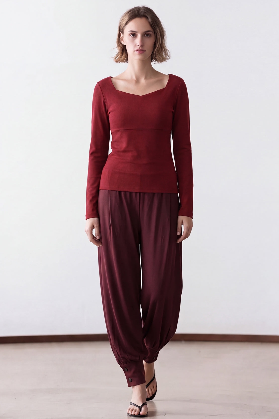 KOKO Eco Pulp Fitted Top – Cherry
