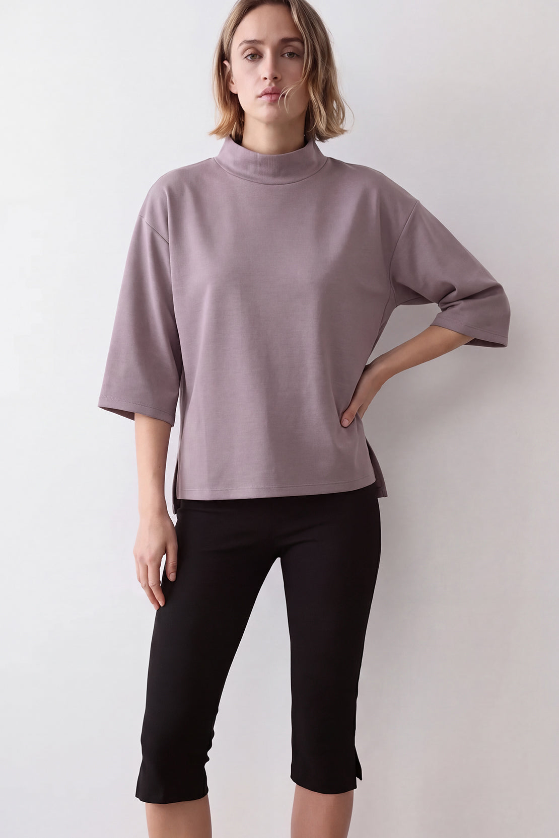 KOKO Eco Pulp Turtle Neck Shirt – Mauve