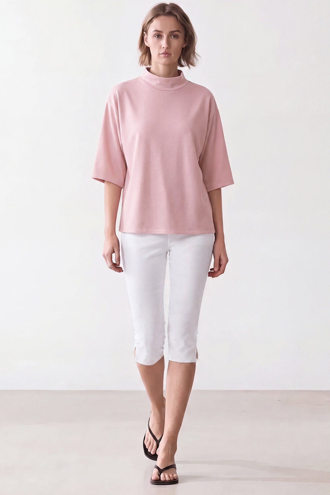 KOKO Eco Pulp Turtle Neck Shirt – Pink