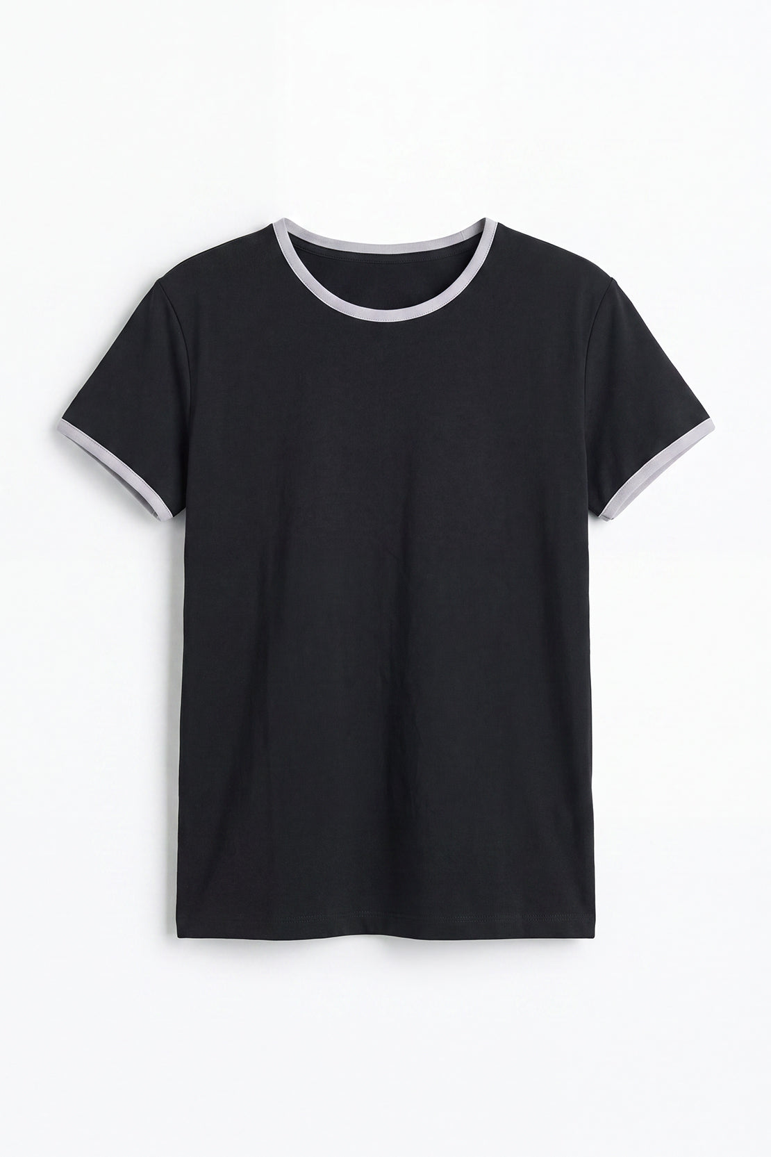 KOKO Cotton Bamboo Crew Neck T-Shirt – Black