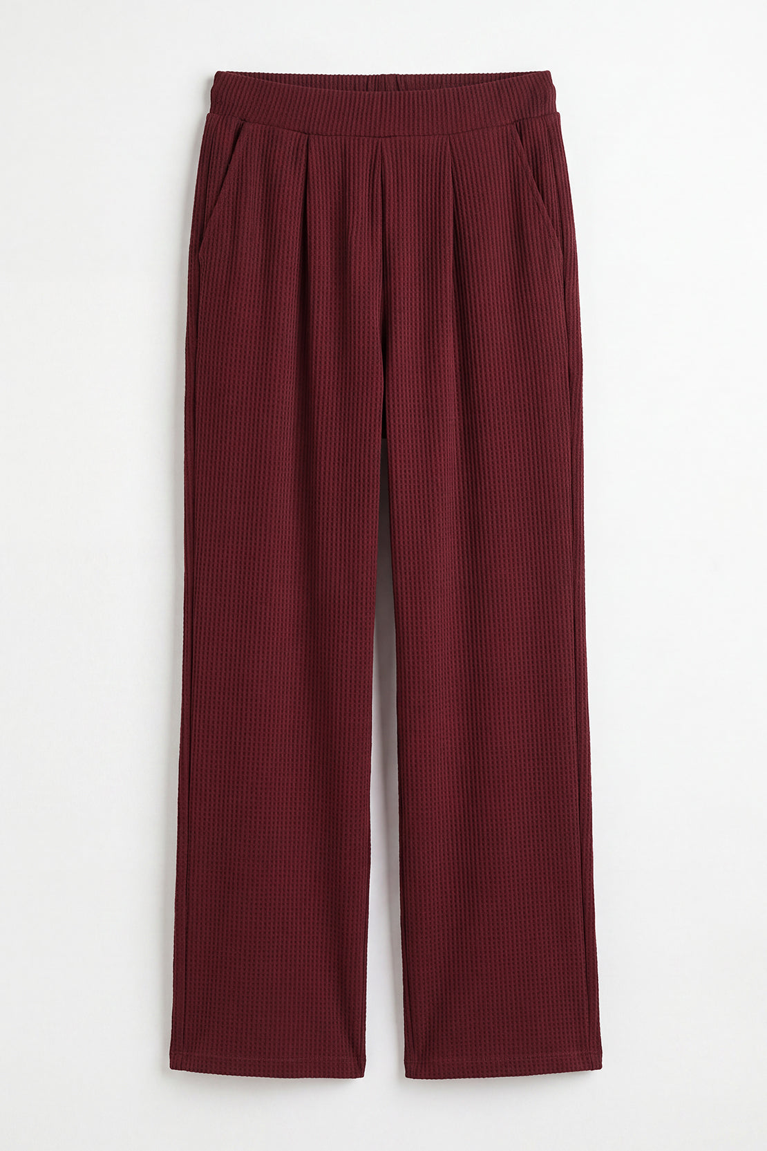 KOKO Structured Knit Pleated Pants