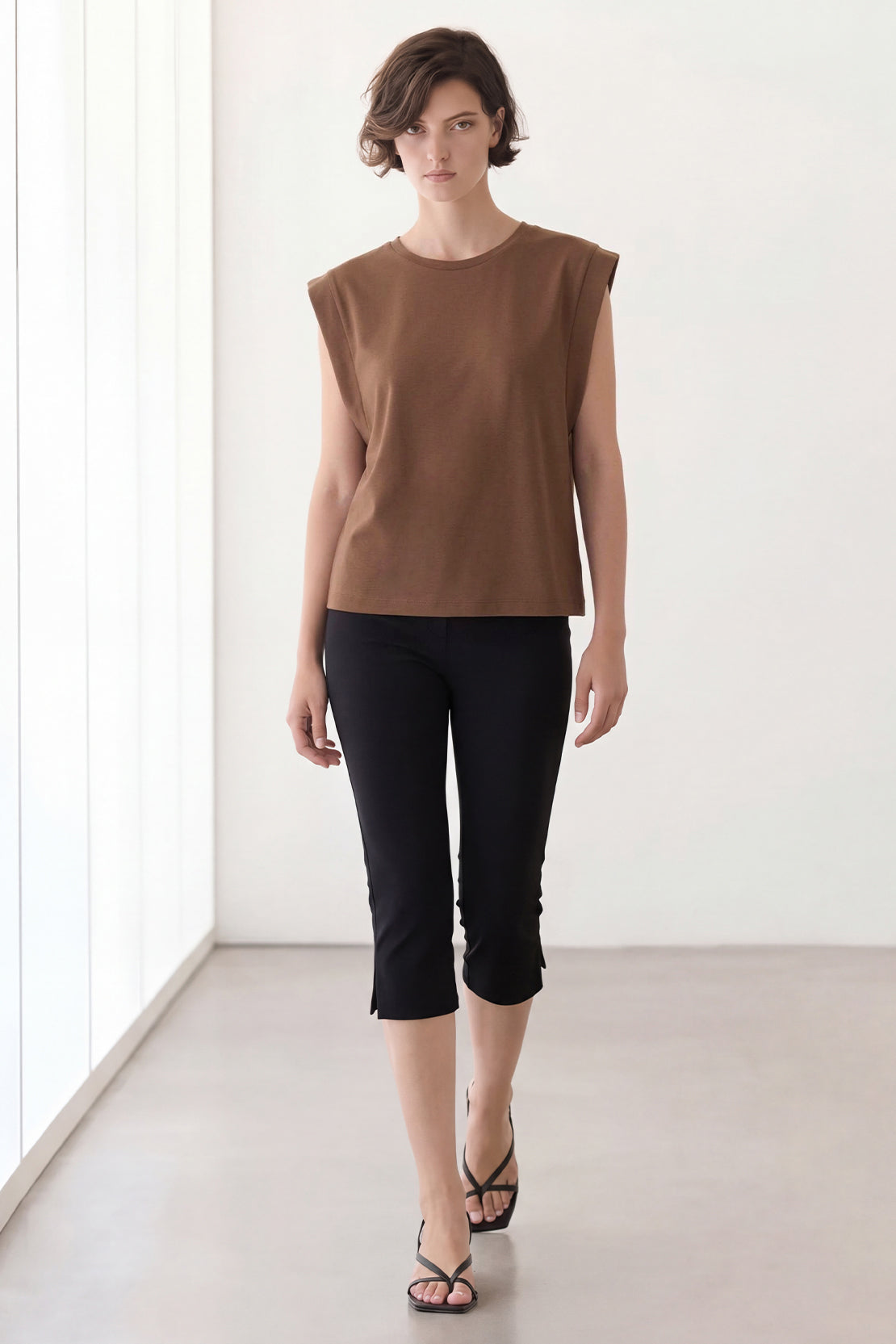 KOKO Scuba Relaxed Top – Coffee