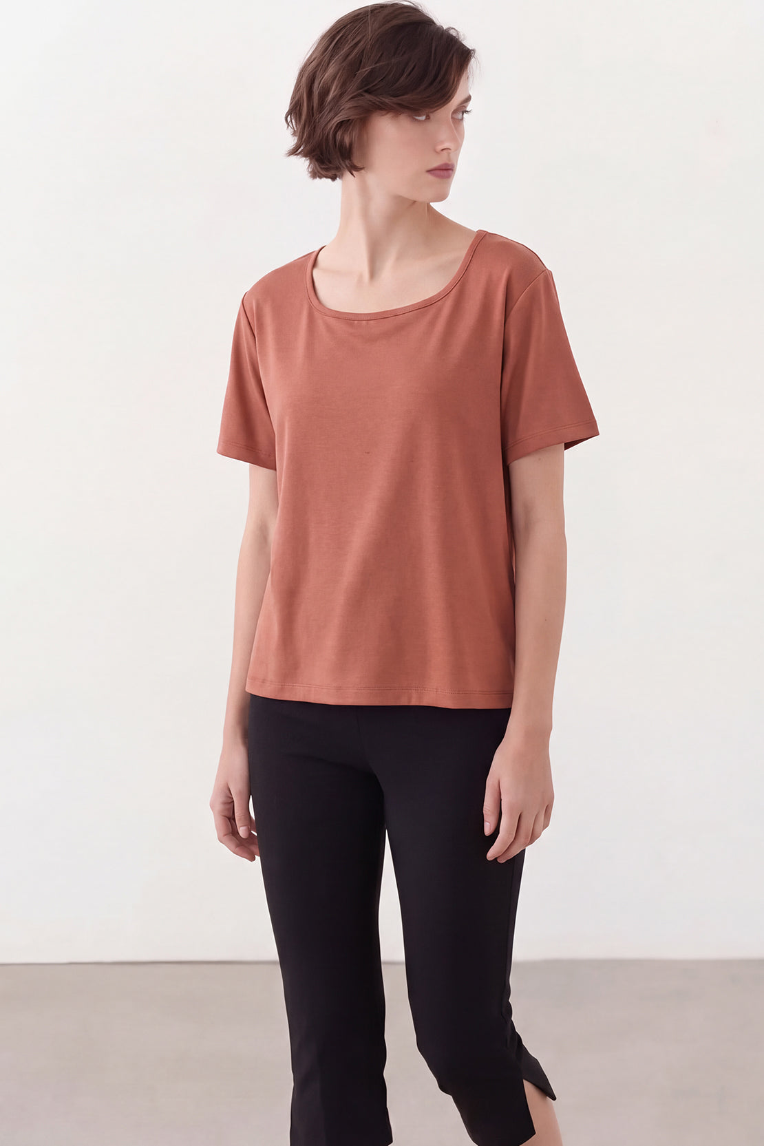 KOKO Cotton Square Neck T-Shirt