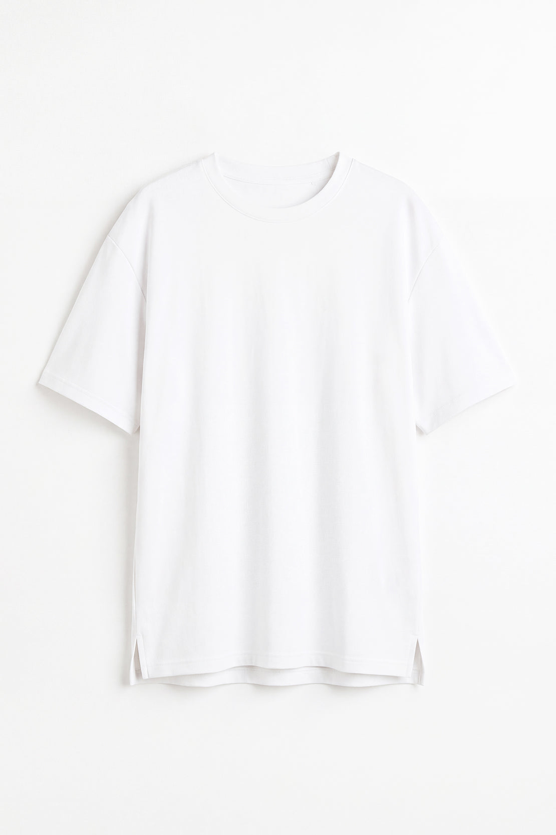 KOKO Modal Blend Drop Shoulder T-Shirt – White