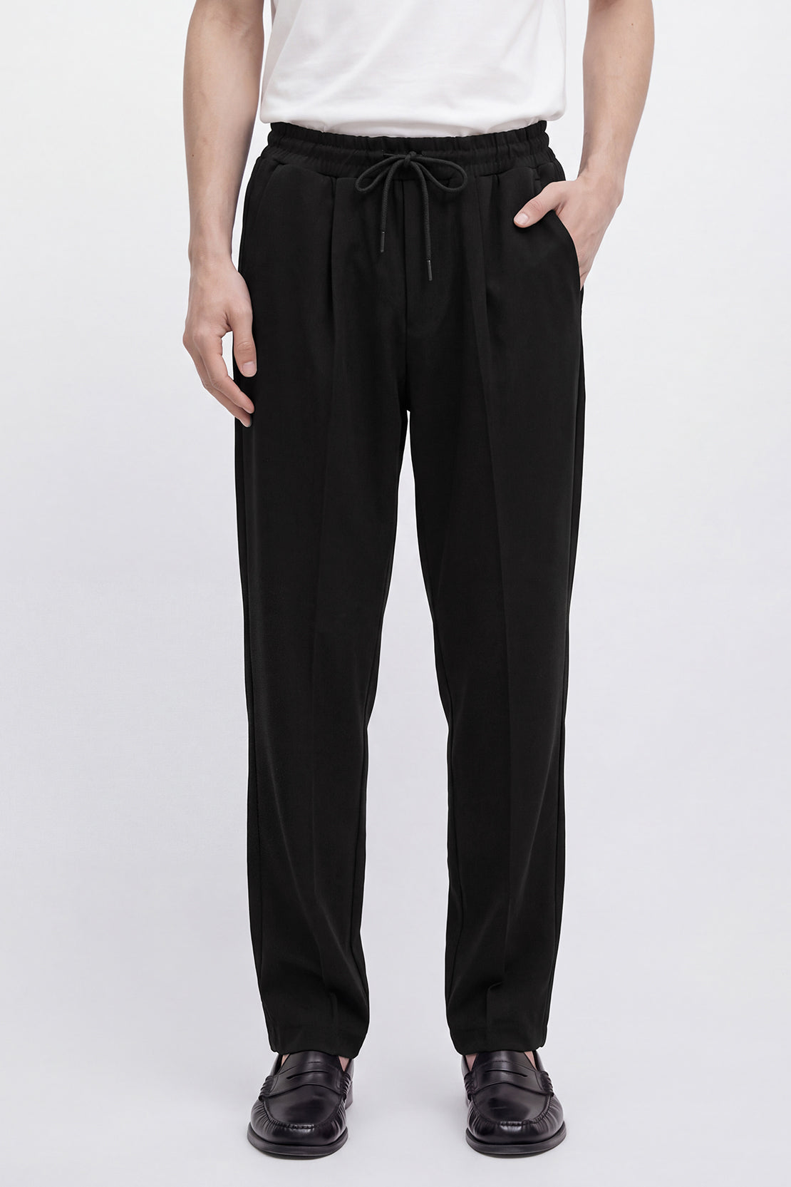 KOKO Modal Blend Straight Fit Pants – Black & Navy