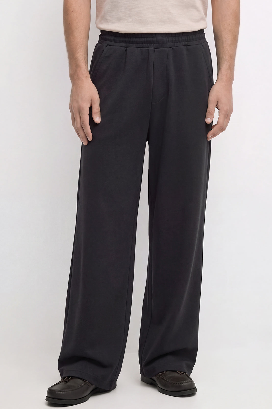 KOKO Modal Blend Wide Leg Pants – Black