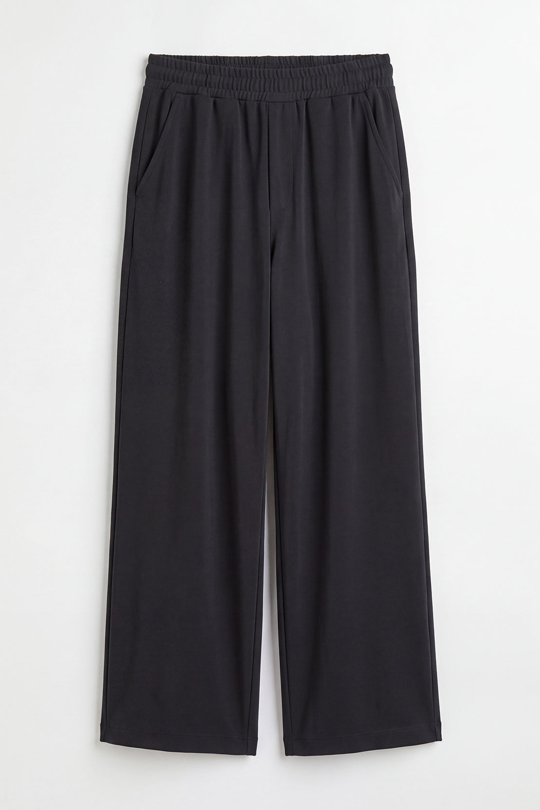 KOKO Modal Blend Wide Leg Pants – Black