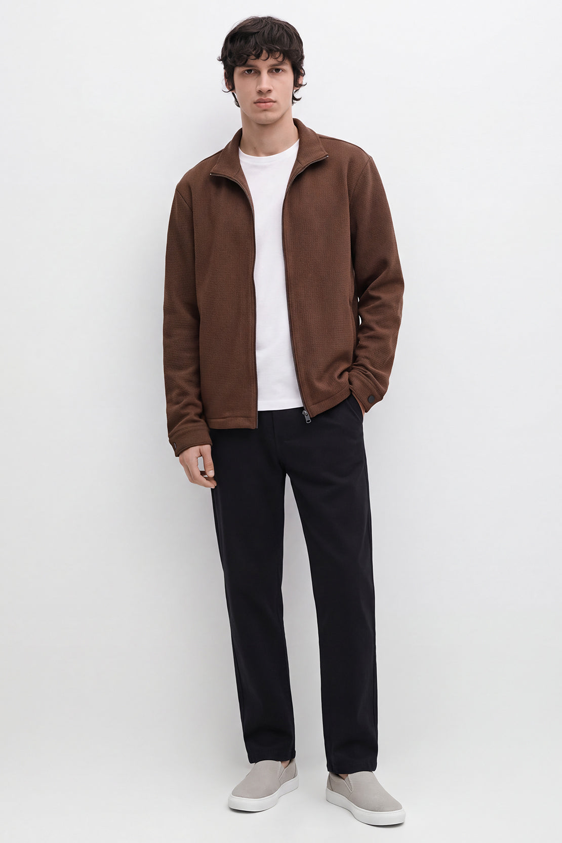 KOKO Waffle Zip-Up Jacket